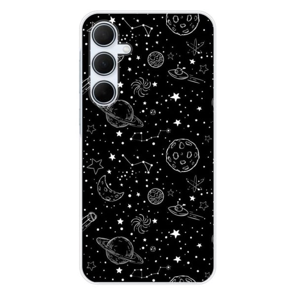 Tryckt silikonfodral som är kompatibelt med Samsung Galaxy A35 5G Galaxy draw