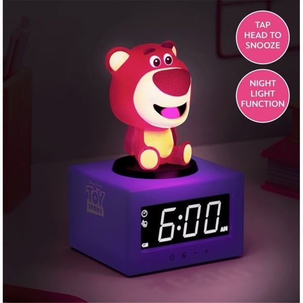 Väckarklocka - PALADONE - Lotso - Mjuk belysning - Lekfull design - Kompakt