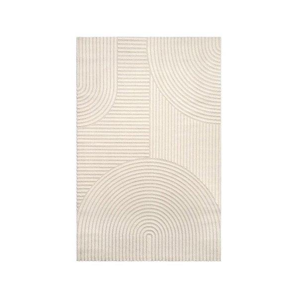 Matta - MELIS HOME - grafisk relief - skulpterad textur - kurviga linjer - 80x300 cm