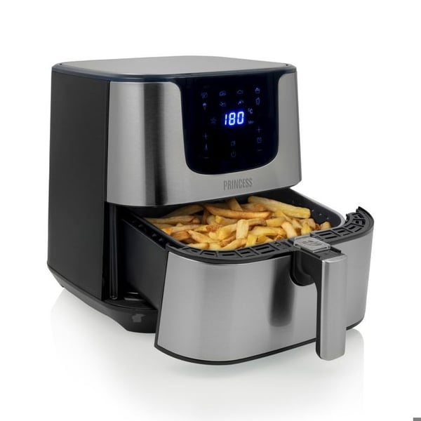 Princess 182060 digitaalinen Deluxe XXL -fritööri - Suuri kapasiteetti 5,5 L - Ylellinen muotoilu
