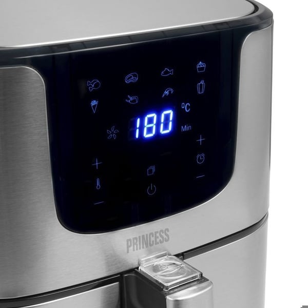 Princess 182060 digitaalinen Deluxe XXL -fritööri - Suuri kapasiteetti 5,5 L - Ylellinen muotoilu