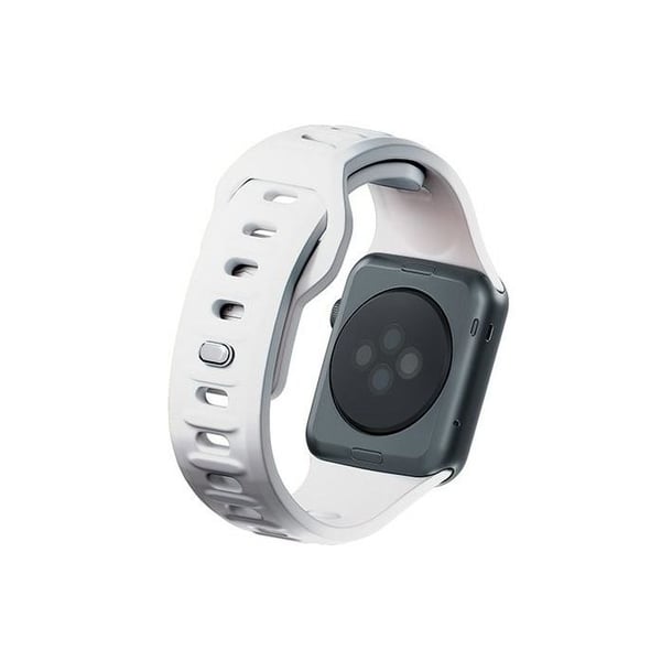 Siliconarmband för Apple Watch 42 mm 3MK Vit