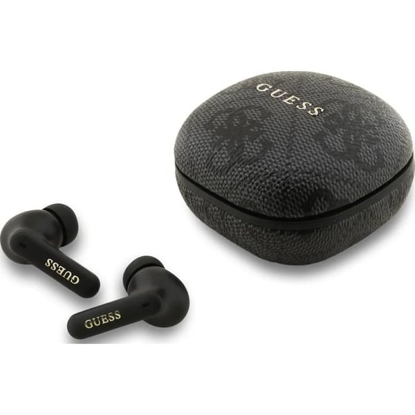 Guess 4G Classic Metal Logo TWS ENC Hörlurar Svart - GUTWST3P4EGK