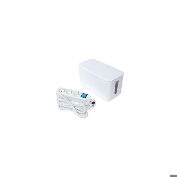 Grenuttag - Perel - 3 vägar - 250V - 3500W - Vit - 1,5 m kabel