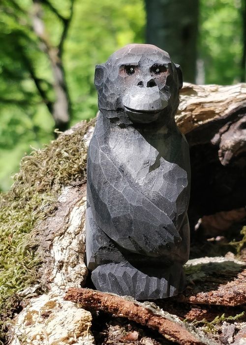 Wudimals - Gorillafigur av trä - K-PLAY