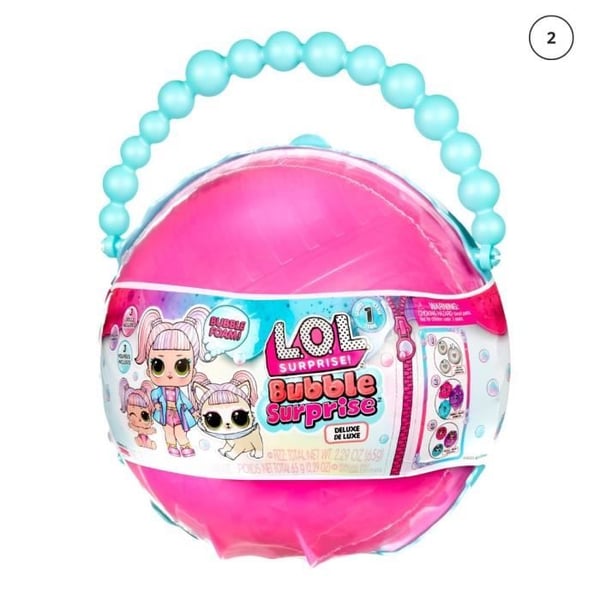 L.O.L. Surprise Bubble Surprise Deluxe - Stort format - 3 figurer + tillbehör