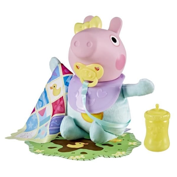 Peppa Pig Stora kramar Evie, interaktiv docka med tillbehör, från 3 år