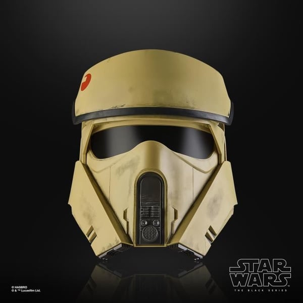 Premium elektronisk Shoretrooper-hjälm, cosplayartikel från Star Wars The Black Series: Andor, röstmodulering, från 14 år