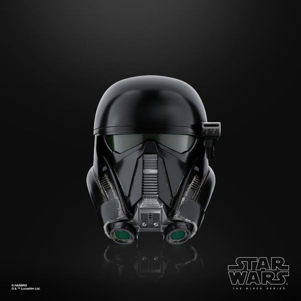 Imperial Death Trooper premium elektronisk hjelm med avancerede LED, cosplay-artikel, Fra 14 år, Star Wars The Black Series