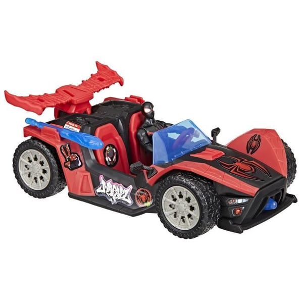 Figur 10 cm Miles Morales Racer Remix, Marvel Spider-Man VenomVersus Episk Värld av Action, från 4 år