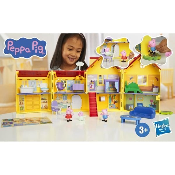 Peppa Pig Den store familiefar, sæt med Evie til piger og drenge, fra 3 år.