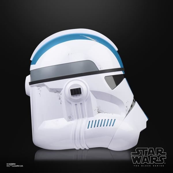 Premium elektronisk klon soldat hjälm 501:a legionen, cosplay artikel, från 14 år, Star Wars The Black Series
