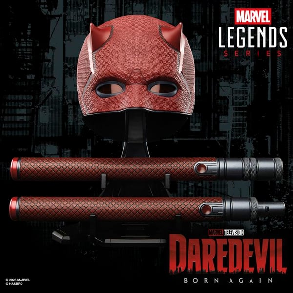 Premium cosplay-hjälm av Daredevil, Marvel Legends Series, Från 14 år