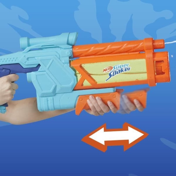 Nerf Vandpistol Mega Dunk-Fill, nem øjeblikkelig opfyldning, 1L tank, Nerf Super Soaker, fra 6 år.