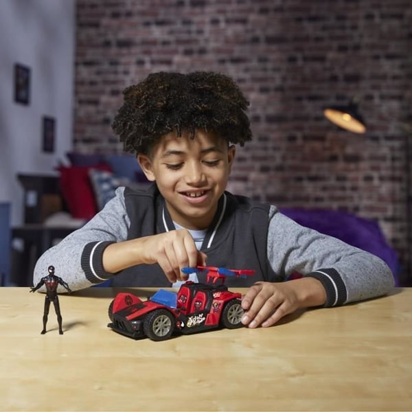 Figur 10 cm Miles Morales Racer Remix, Marvel Spider-Man VenomVersus Episk Värld av Action, från 4 år
