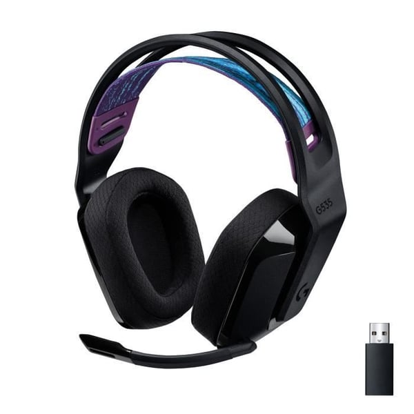Gamingheadset - Trådlös - Logitech G - G535 Lightspeed - PS5, PS4, PC, MAC - Svart