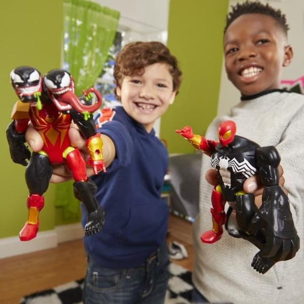 MixMashers Miles Morales, anpassningsbar figur som kan blandas och kombineras med tillbehör, Marvel, Från 4 år.
