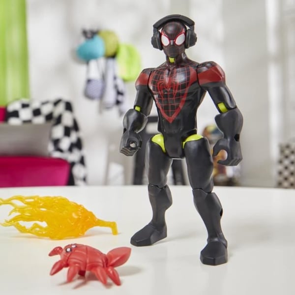 MixMashers Miles Morales, anpassningsbar figur som kan blandas och kombineras med tillbehör, Marvel, Från 4 år.