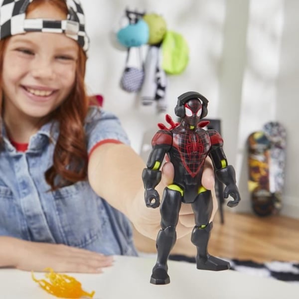 MixMashers Miles Morales, anpassningsbar figur som kan blandas och kombineras med tillbehör, Marvel, Från 4 år.