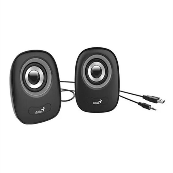 Parlantes Genius 2.0 Sp Q160 Usb 6 Wats Negro Gris Parlantes Genius 2.0 Sp Q160 Usb 6 Wats Negro Gris
