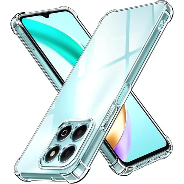 Fodral till Honor X6b - Phonillico® - Stötsäker - Mjuk silikon - Transparent - Unisex