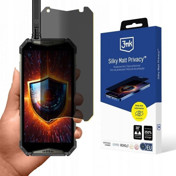 Lytte-system - mikro miniature - skjult mikrofon - spionmikrofon 3mk Silky Matt Privacy Pro Ulefone Armor 20WT