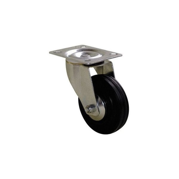 Roulette - Guitel - Point M - Diameter 125 mm - Pivotant - Nyttolast 125 kg