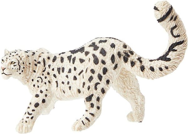 Snöleopardfigur - PAPO - LA VIE SAUVAGE - Barn - Inomhus - Grå