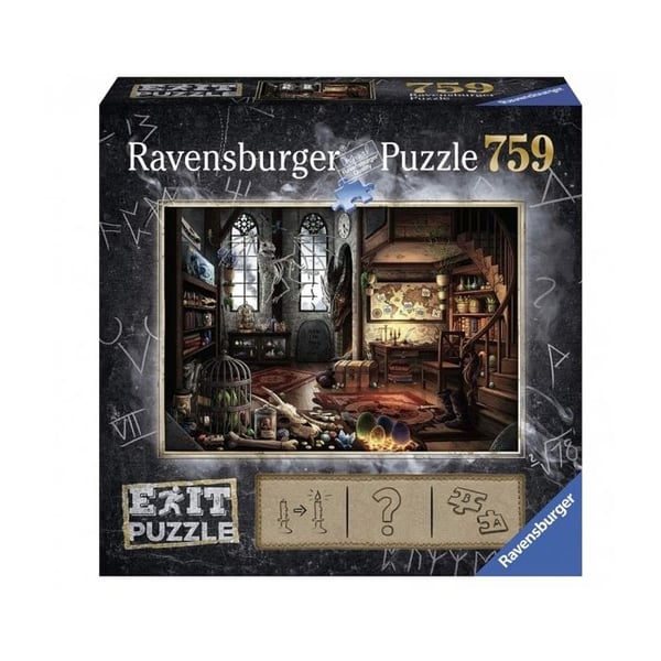 Escape Puzzle 759 bitar - Drakens lya - Ravensburger - Fantasitema - För barn från 12 år och uppåt