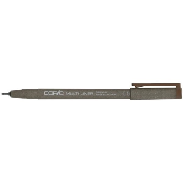 Kulspennare - Copil - Multiliner Brun - 0,5 mm - Färg Brun - Fin spets