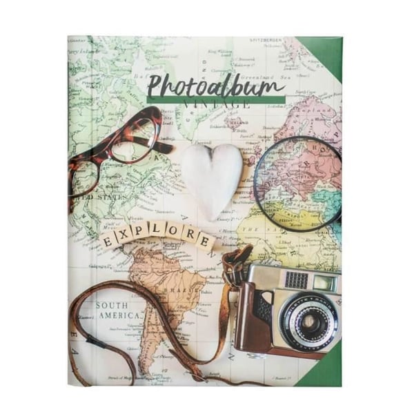 Fotoalbum - Grupo Erik - Vintage Travel - 30 sidor - 24x32cm - Svart