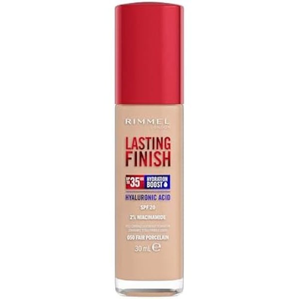 Foundation - RIMMEL - Rimmel London Lasting Finish - 35h hold - Vegan - Hög täckning