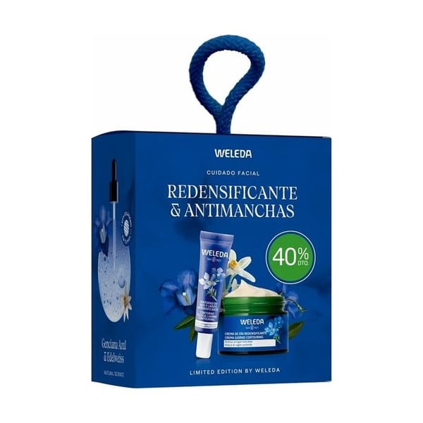 WELEDA - Presentförpackning för uppstramande ögonkontur + dagkräm 10ml + 40ml