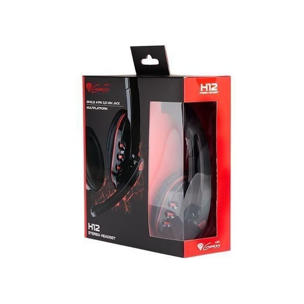 Spelheadset - NATEC - Genesis H12 - 3,5 mm Mini Jack - Brusreducering - Brusisolering