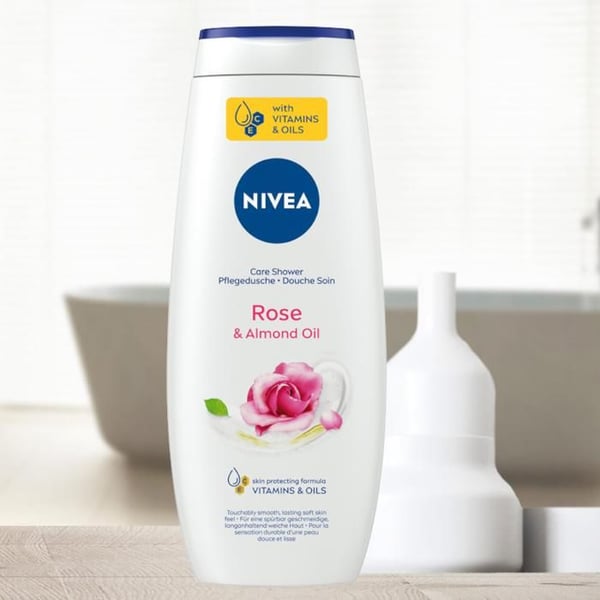 Duschgelé - Nivea - Ros- och mandelolja - 500ml