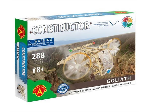Alexander Toys - Konstruktör Goliath - Militärt flygplan