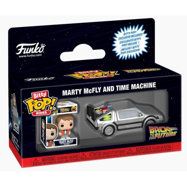 Figurine Funko Bitty Pop! Ride | Tillbaka Till Framtiden | Delorean