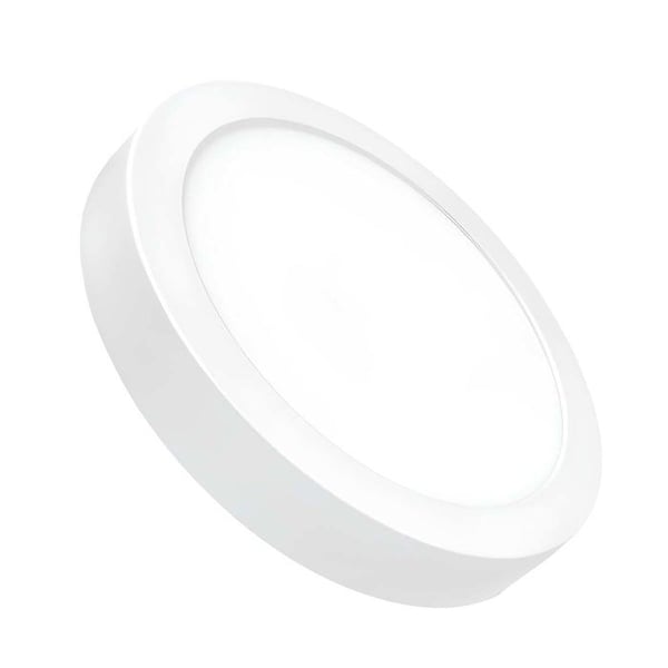 LED-ljusskylt - AVIZAR - Rund 18W 220×220 mm - Ultrafin - Vit - Integrerad LED