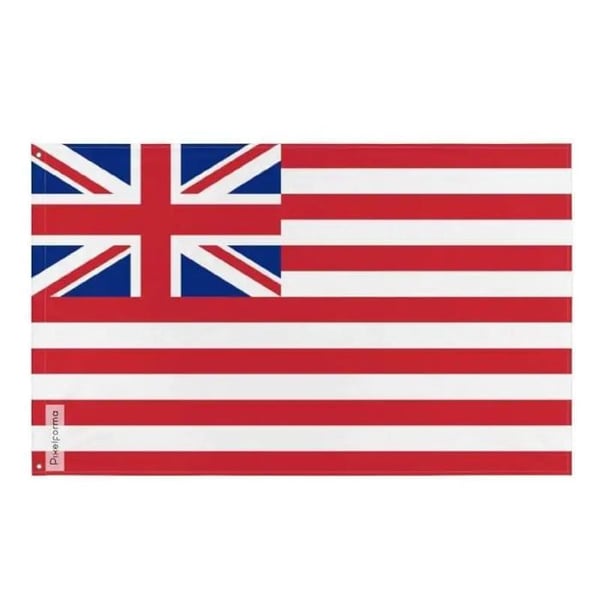 Flagga för Brittiska Ostindiska Kompaniet – 60 x 90 cm – Polyester – Järnöljett – Motståndskraftig
