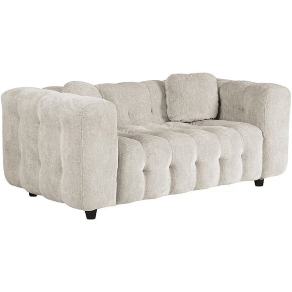 Rät soffa i chenilletyg "Vendome" - 2 platser - Beige