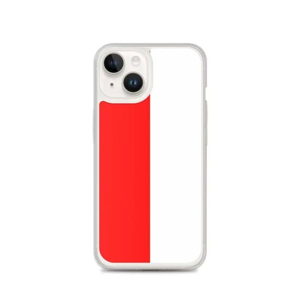 Telefonfodral - PIXELFORMA - Indonesiens flagga - Kompatibel med iPhone 14 - Mjuk - Stötdämpande