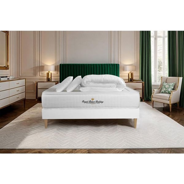 Sängset madrass 200x200 - ROYAL PALACE BEDDING - Lancaster - Memory foam - Fast - 22 cm