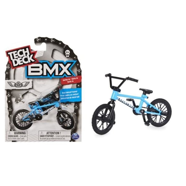 Tech Deck - Pack 1 BMX - Metallram - Autentisk design