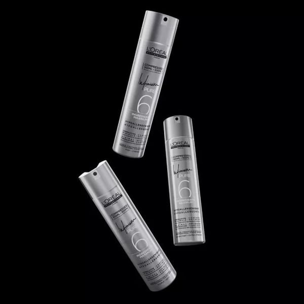 Laque fastgørelse stærk Infinium Pure Strong L'Oréal Professionnel 300ML komprimeret 500ML
