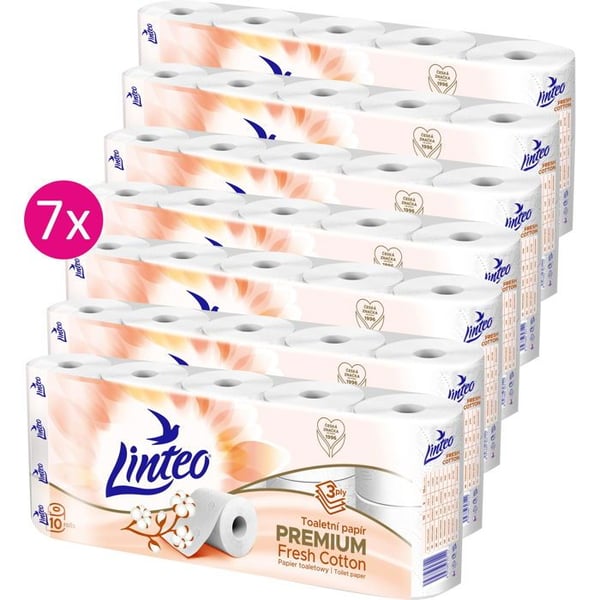 Coton av hög kvalitet LINTEO (7× 10 ks)