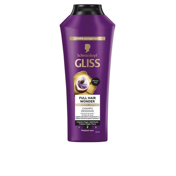 GLISS FULL HAIR WONDER schampo densitet 400 ml