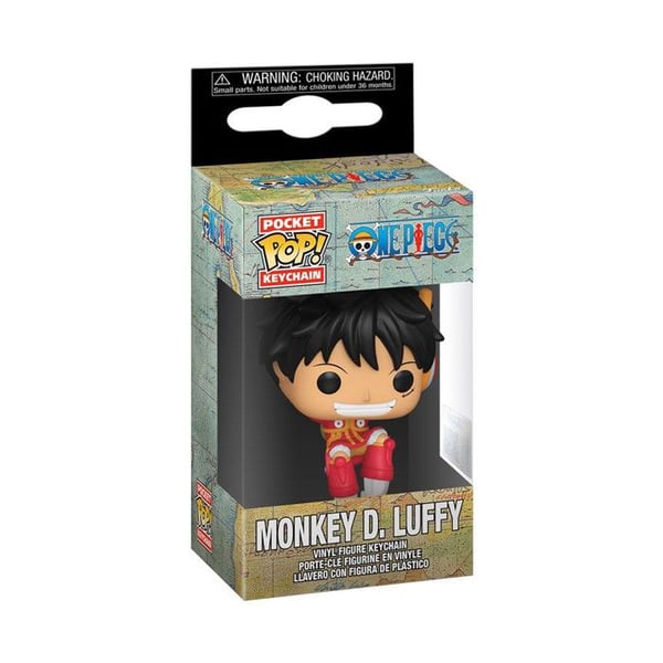 Nyckelring Funko - One Piece - Monkey D. Luffy - 4 cm - Vinyl - Inkluderar karbinhake