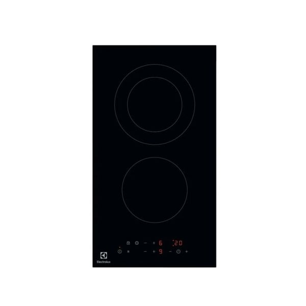 Keramisk spisplatta Electrolux LHR3233CK1 - Svart - 2 Hi-light zoner - 18 cm - 700/1700 W