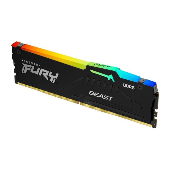 DDR5-minne - KINGSTON FURY - Beast RGB - 16Go - 6000MT/s - CL30 - ECC på chip
