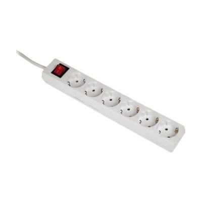 Stikdåse - HAMA - 6 Stik - Kontakt - Børnesikkerhed - Kabel 5m